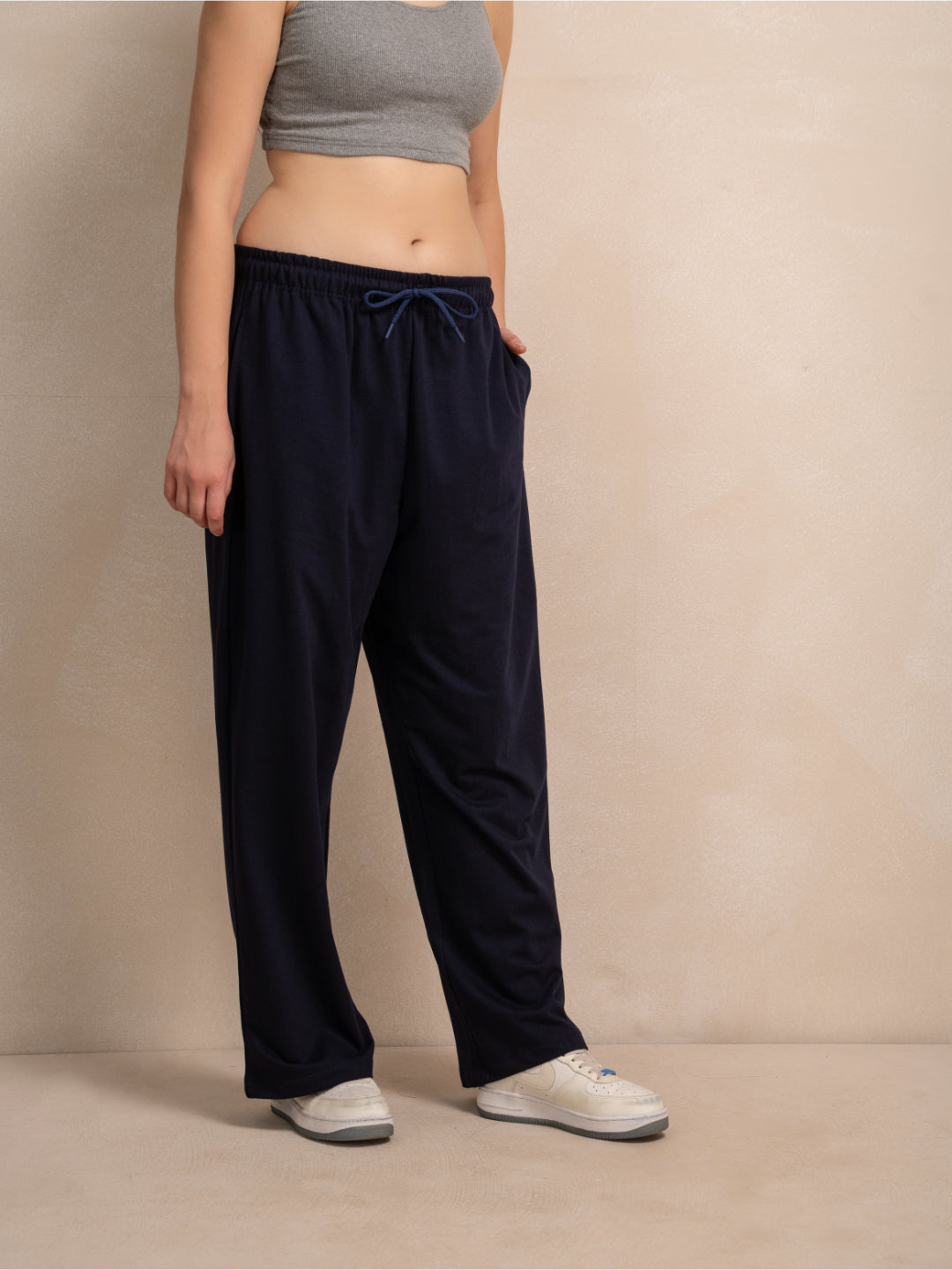 Women’s Navy Blue Chill-Fit Baggy Track