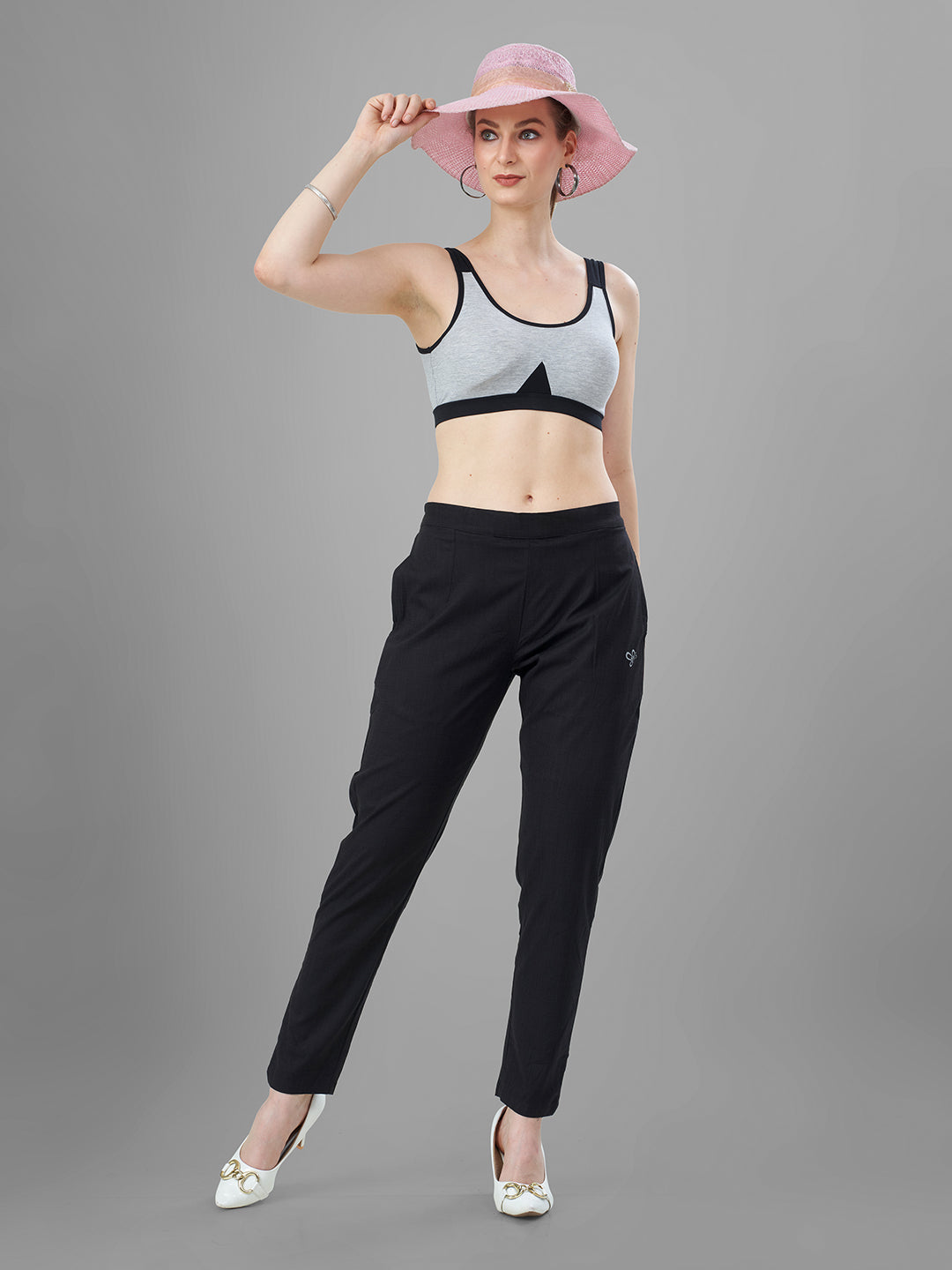 Buy Casual Pants for Women in Black | Tittli