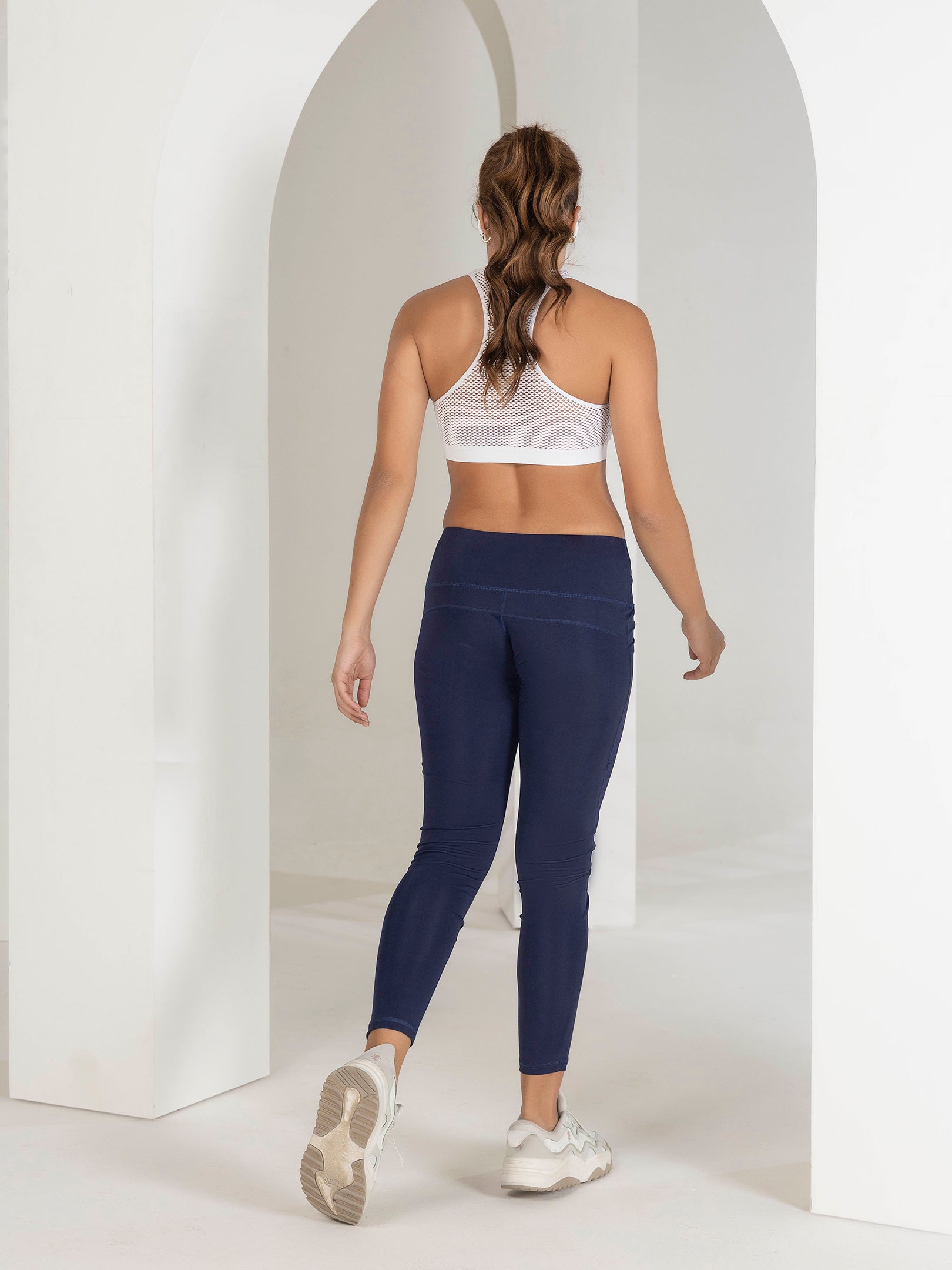 Buy Gym Tights For Women Online | Comfort & Style | Tittli (Navy Blue)