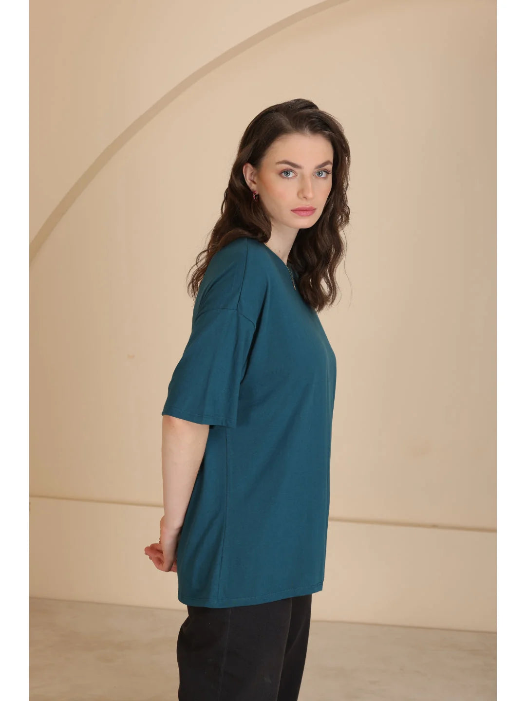 Airforce Oversized t shirt for women online side view