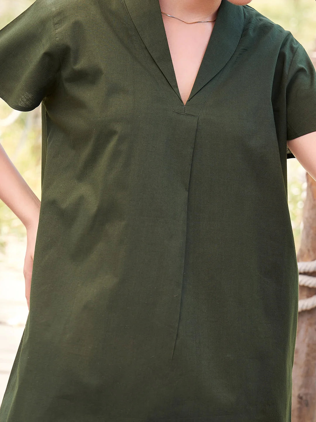 B.green Collard Co Ord Set for Women closer look