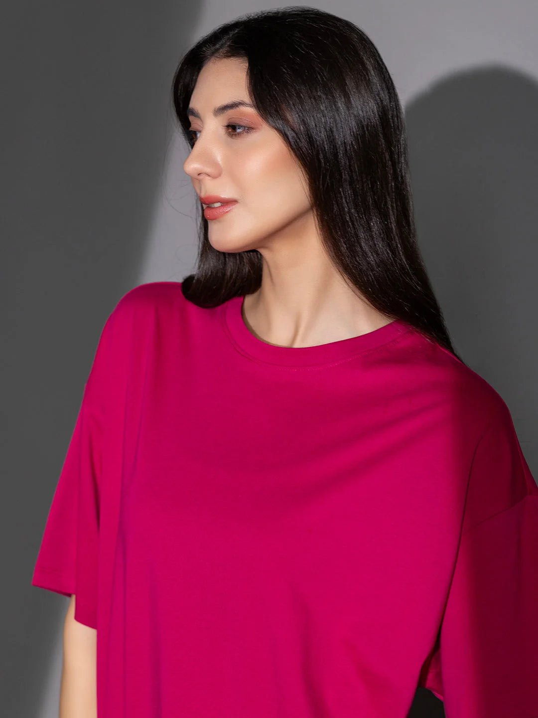 D. Rani casual Oversized t shirt for women closer look