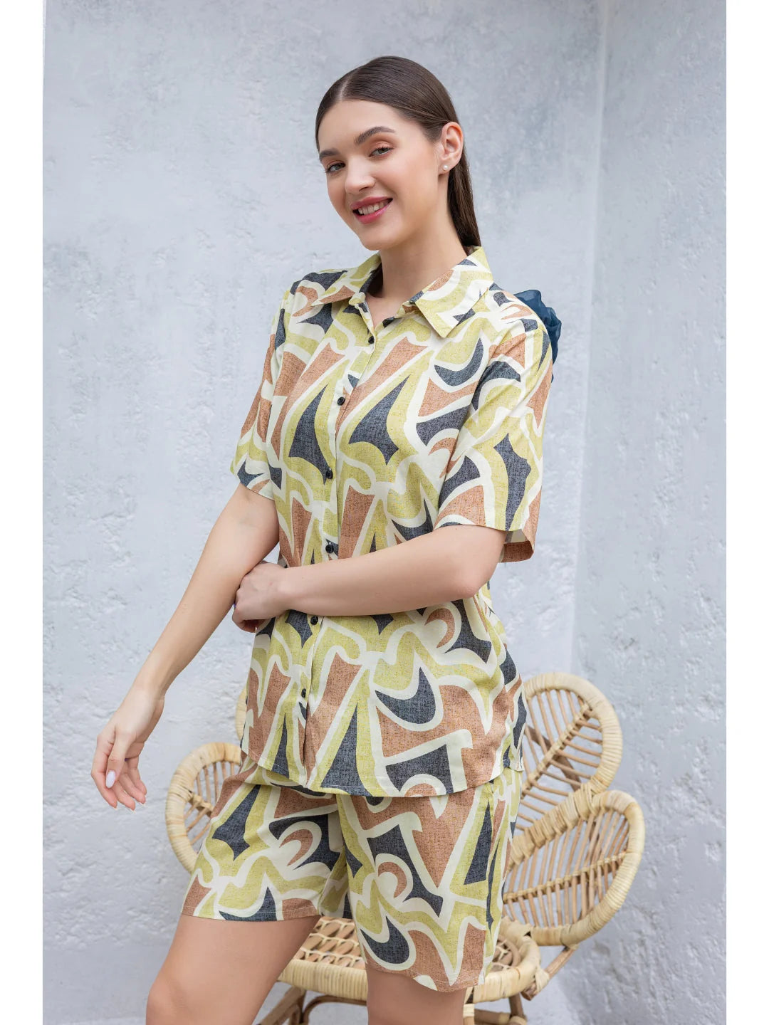 Green ladies night suit Tittli