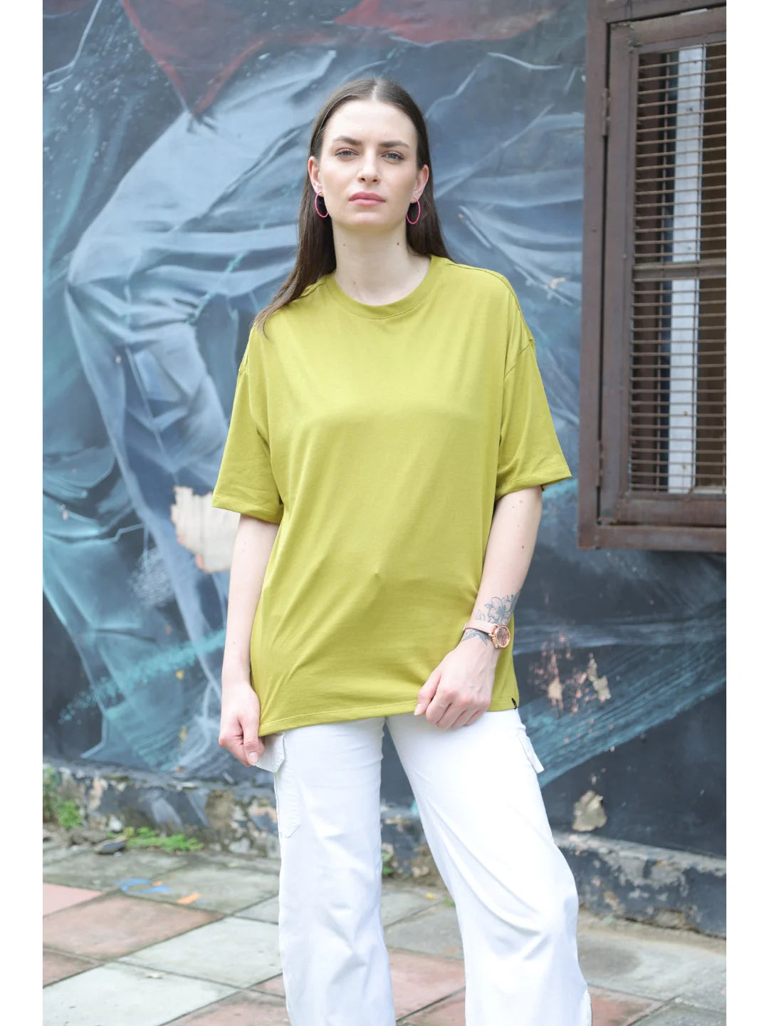 Liril Oversized Cotton T Shirt for Women India Online