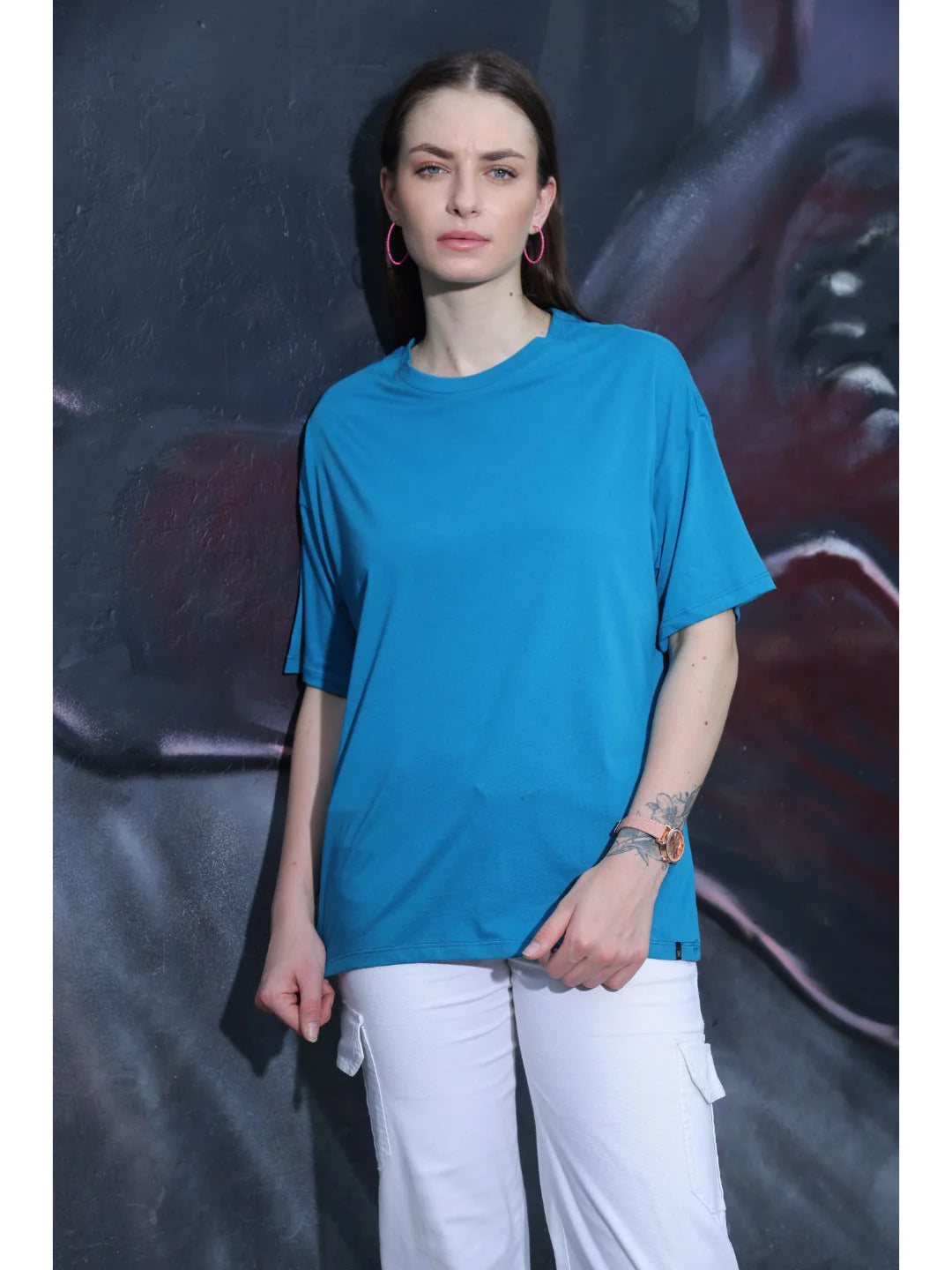 Rama Oversized Cotton T Shirt for Women India Online Tittli