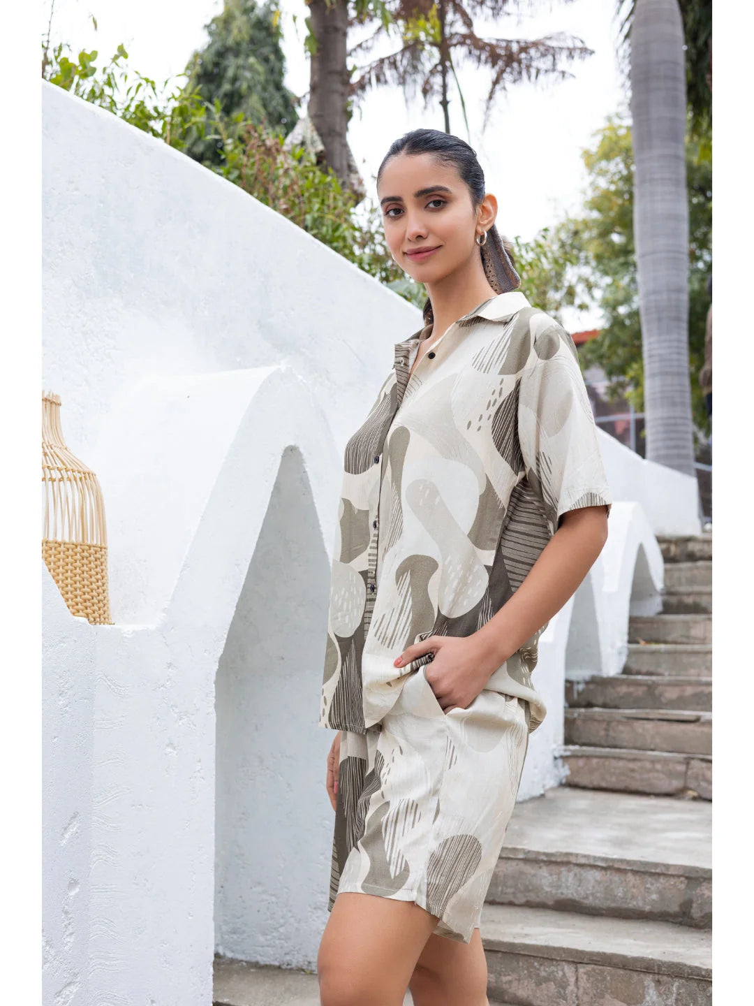 Skin shorts night suit for women India