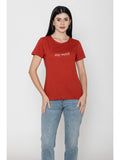 Short Sleeve T-Shirt For Women (Carrot)