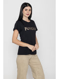 Short Sleeve T-Shirt For Women (Black)