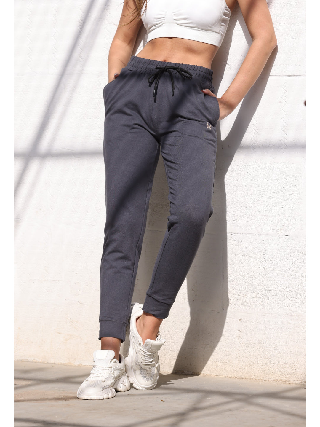 Grey Everyday Comfort Joggers for Women Online