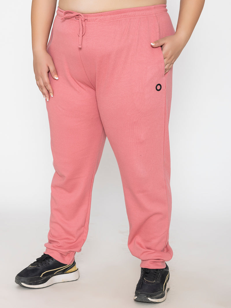 Rose Plus Size Joggers for Women | Tittli