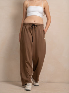 Women’s Brown Chill-Fit Baggy Track