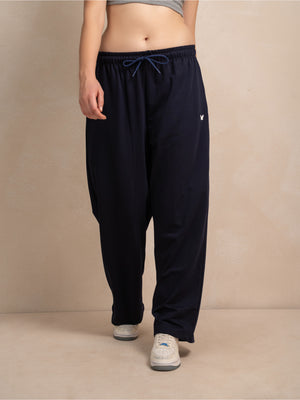 Women’s Navy Blue Chill-Fit Baggy Track