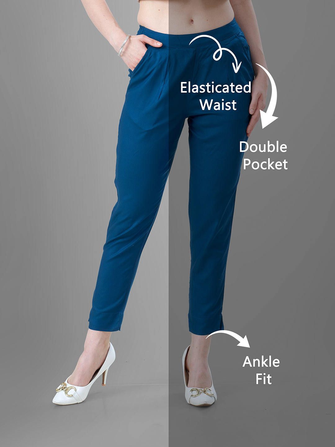 Airforce Trendy straight Kurti Pants for Women