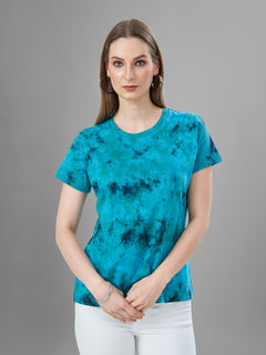 Tie & Dye T-Shirts For Women (Rama)