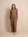 Women’s Brown Chill-Fit Oversized Tracksuit