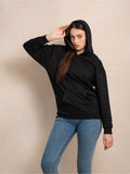 Women’s Black Chill-Fit Oversized Hoodie
