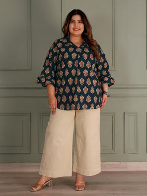 Shop Plus Size Pure Cotton Kurti for Ladies Online in India