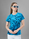 Tie & Dye T-Shirts For Women (Blue)