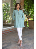 Trendy Tunic Tops For Women (Pista)
