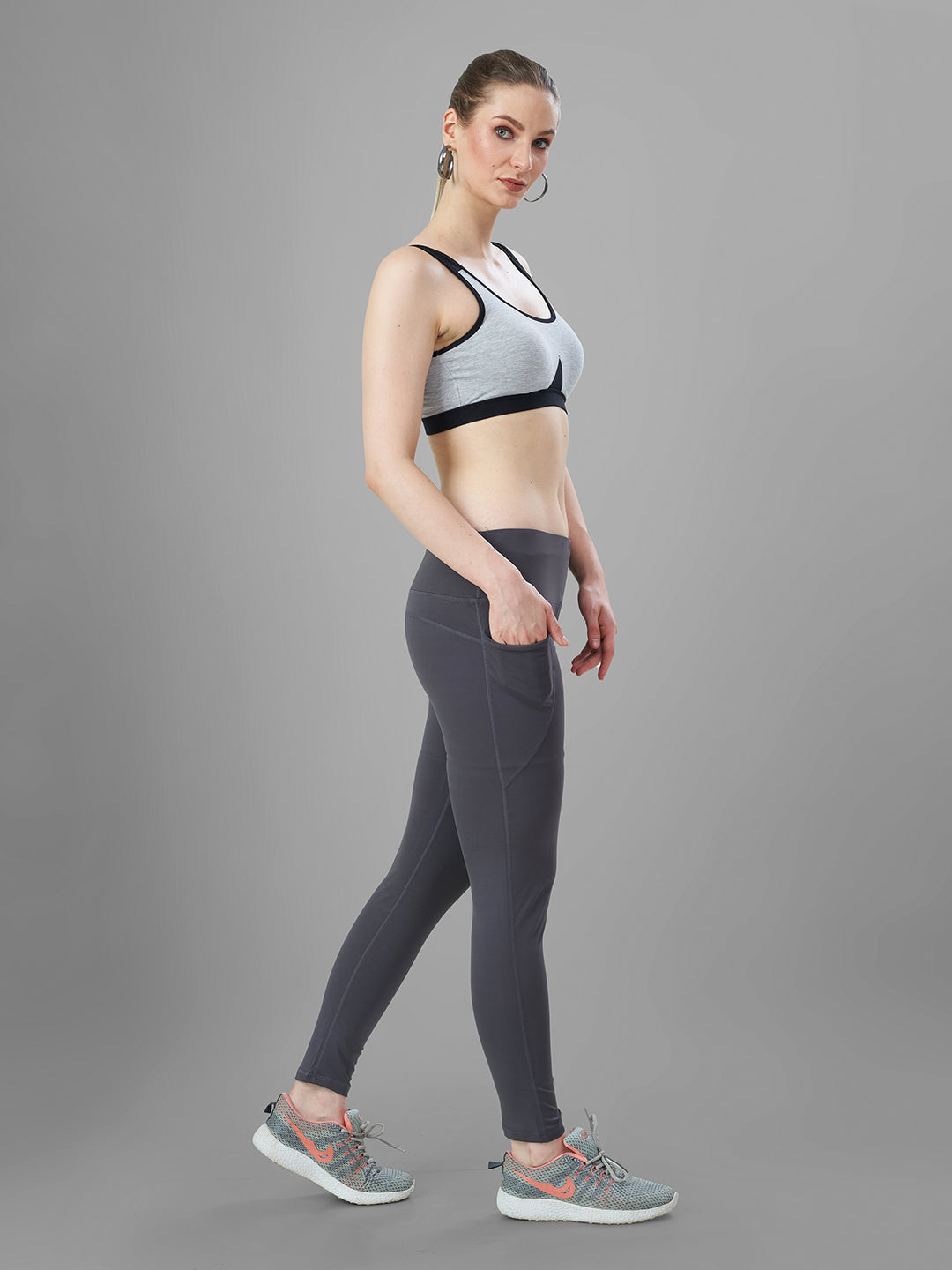 Grey Gym Tights for Women Online | shop now