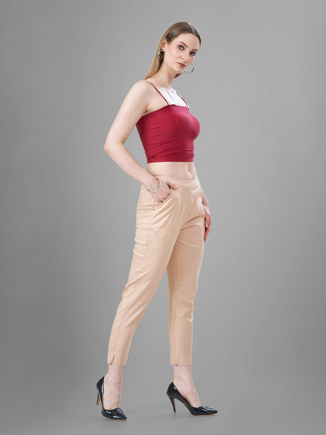Skin Trendy straight Kurti Pants for Women online