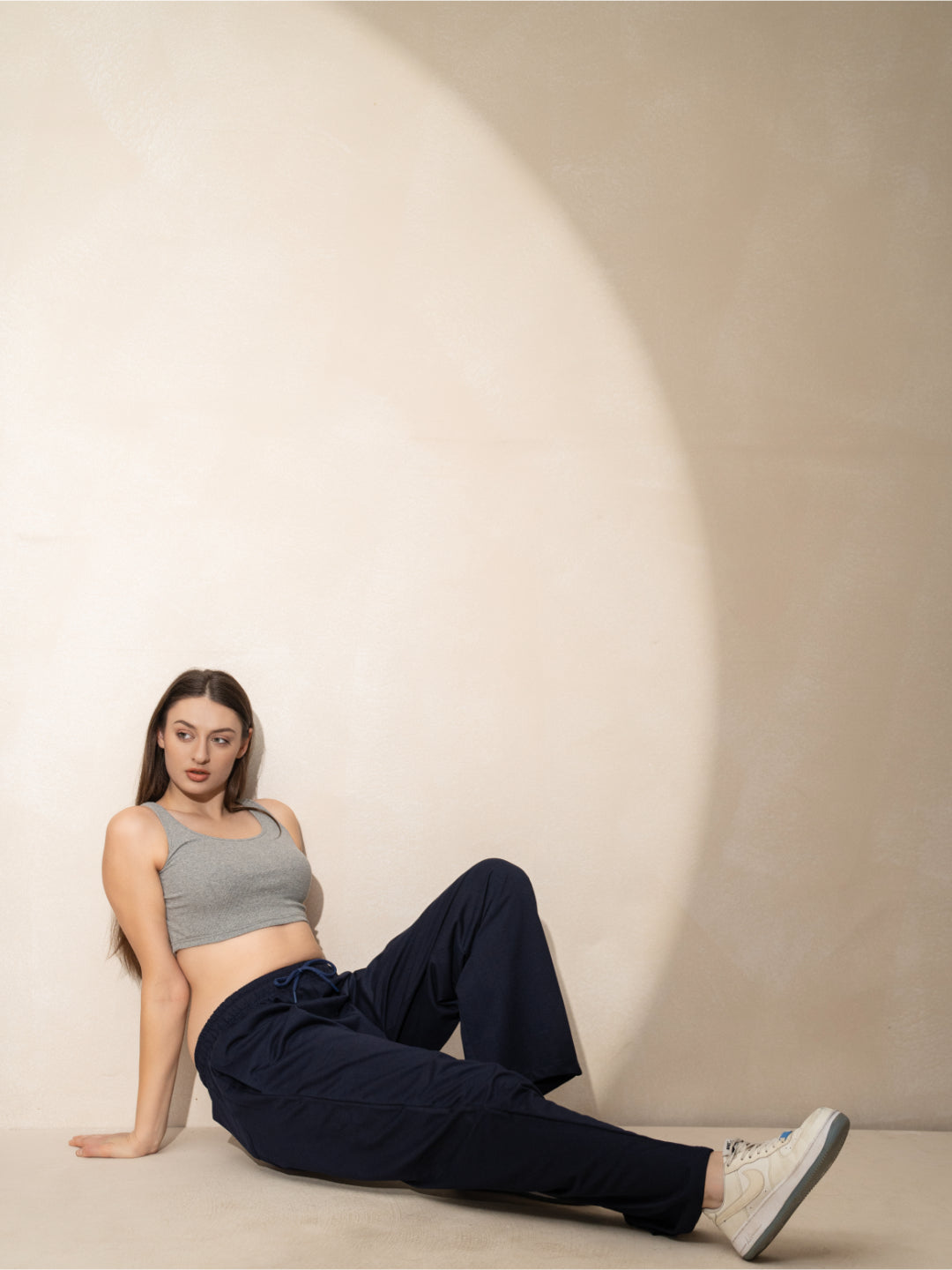 Women’s Navy Blue Chill-Fit Baggy Track