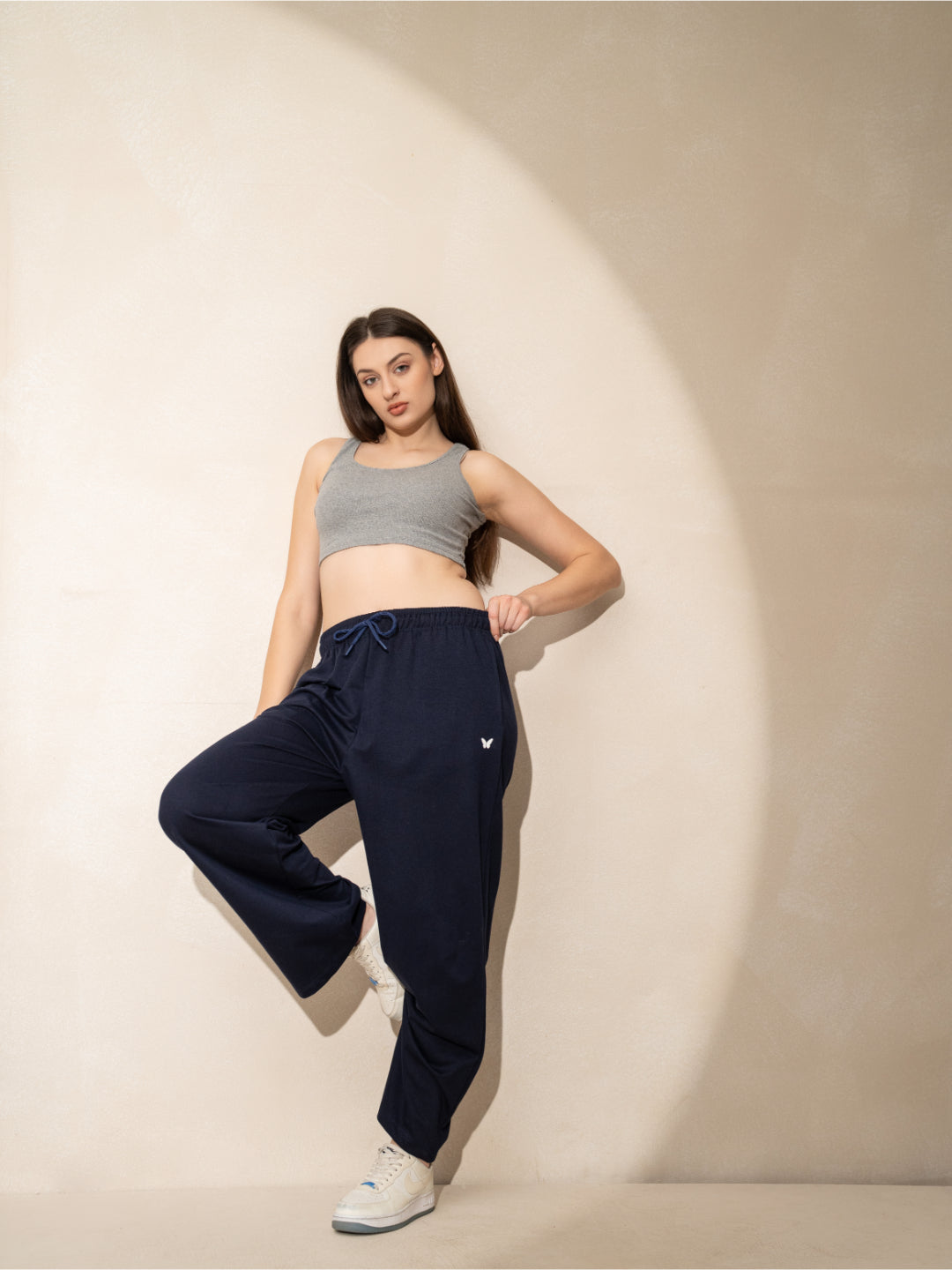 Women’s Navy Blue Chill-Fit Baggy Track