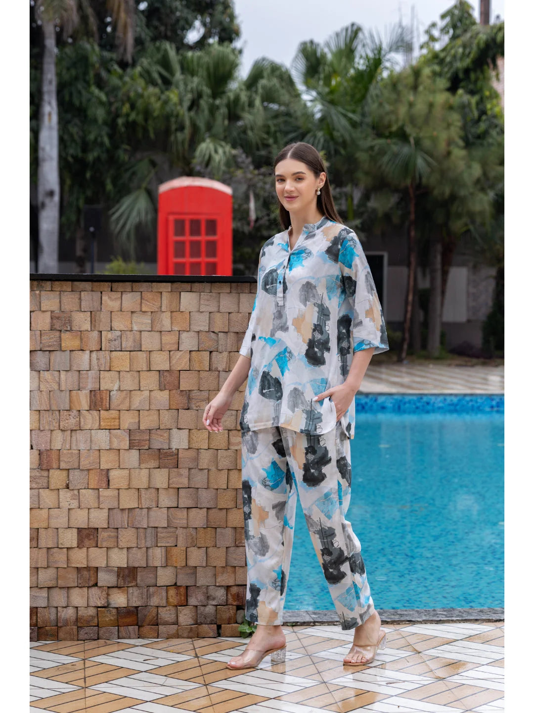 Airforce co ord dress set online india Tittli 