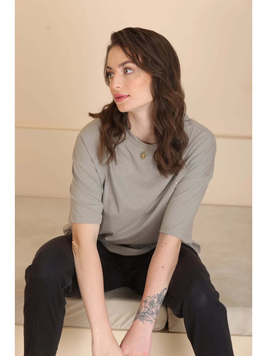 Ash Casual oversized t shirt for women Online India