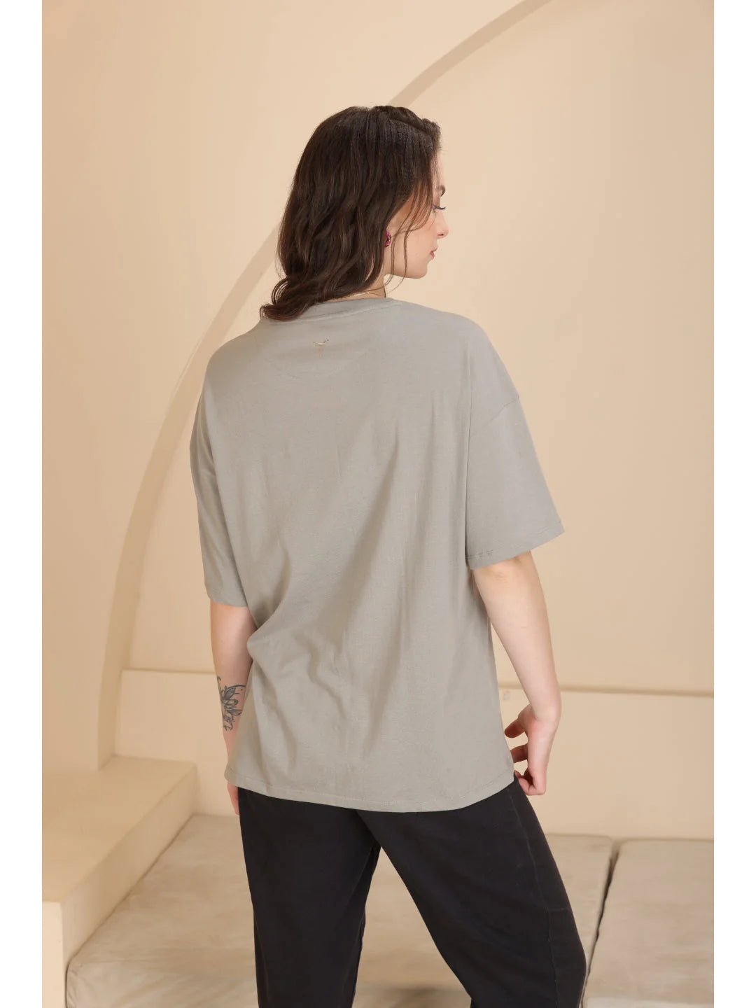 Ash Relaxed fit oversized t shirt for women 