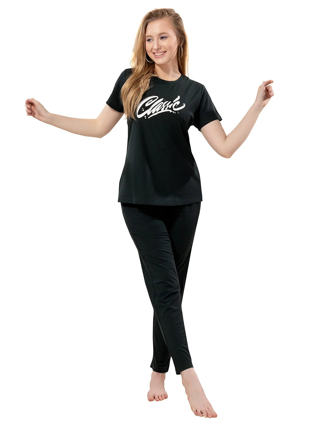 B. Green pajama t-Shirt night dress for girls Tittli 