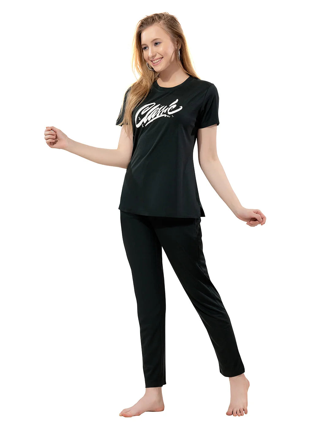 B. Green pajama t-Shirt night dress for girls online 