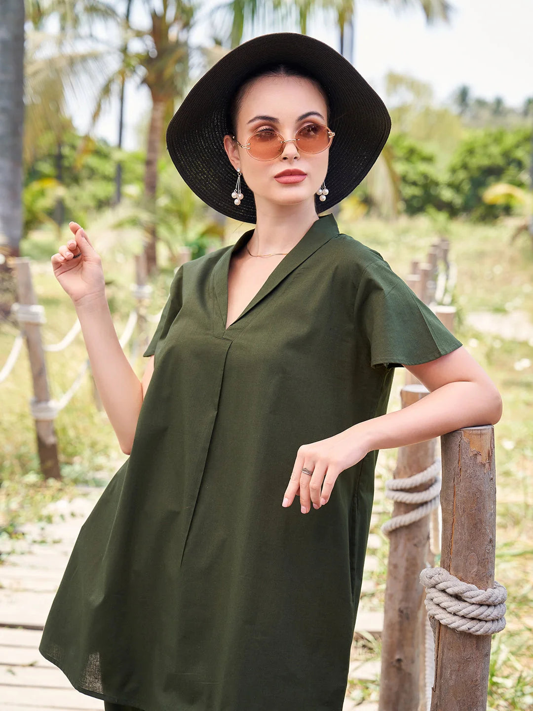 B.green Collard Co Ord Set 