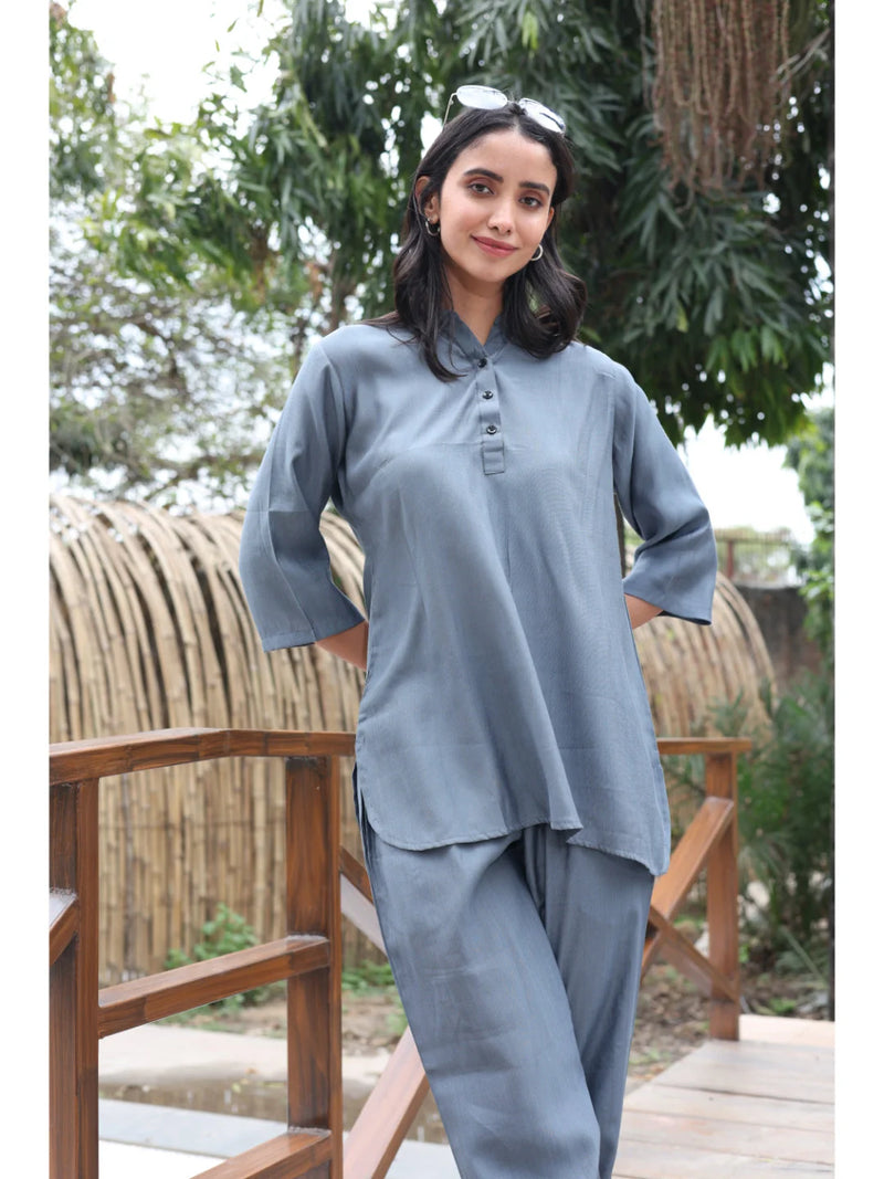 D. Grey Casual Co Ord Set Dresses 