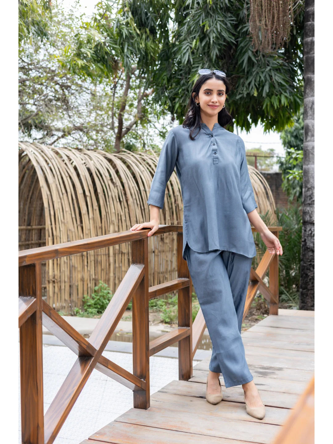 D. Grey Casual Co Ord Set Dresses Tittli 