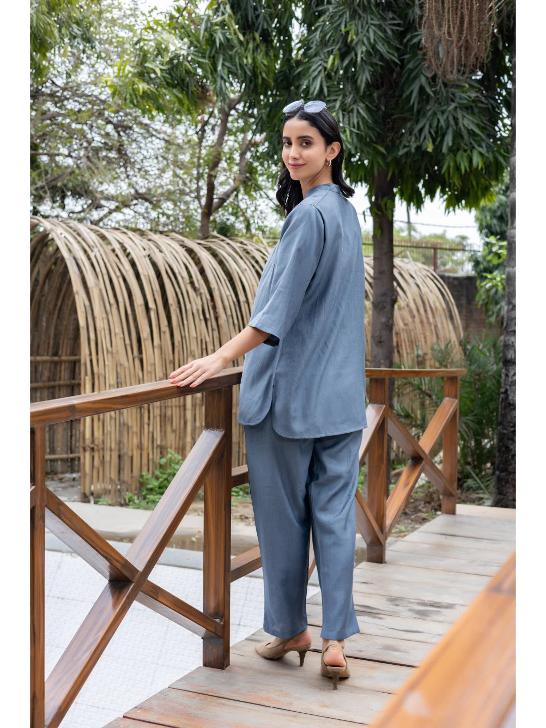 D. Grey Casual Co Ord Set Dresses in India 