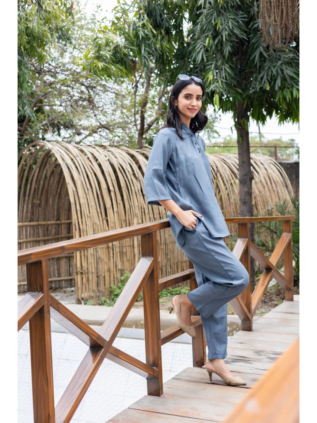 D. Grey Casual Co Ord Set Dresses online 
