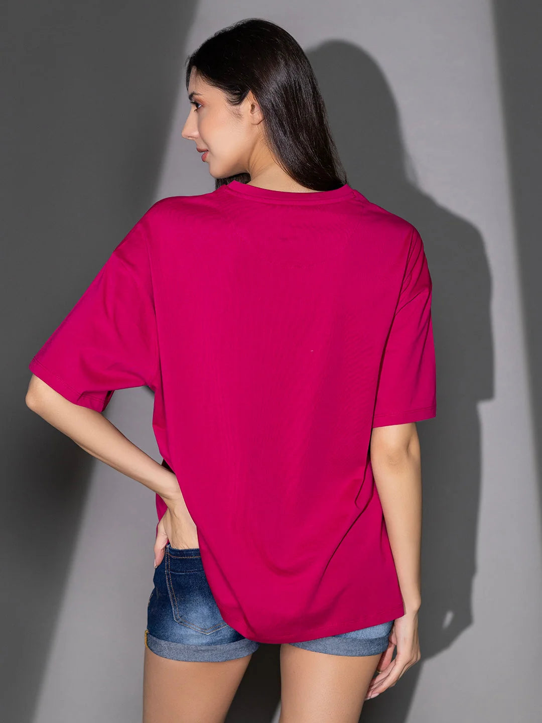 D. Rani Oversized t shirt for women online India Tittli ack view