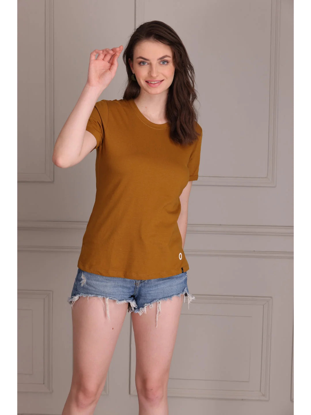 D. Skin plain t shirts for women in India Tittli 