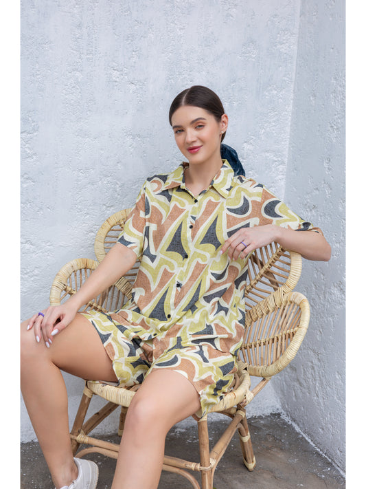 Green ladies night suit​ Tittli online