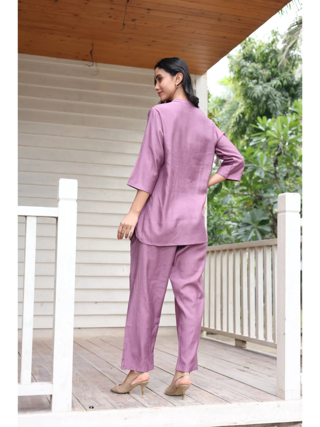 Onion Casual Co Ord Set Dresses back view 