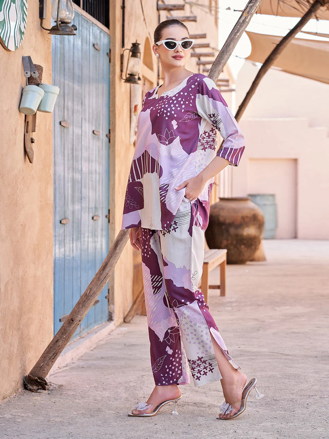 Pink casual Co Ord Sets Dresses for Women online 
