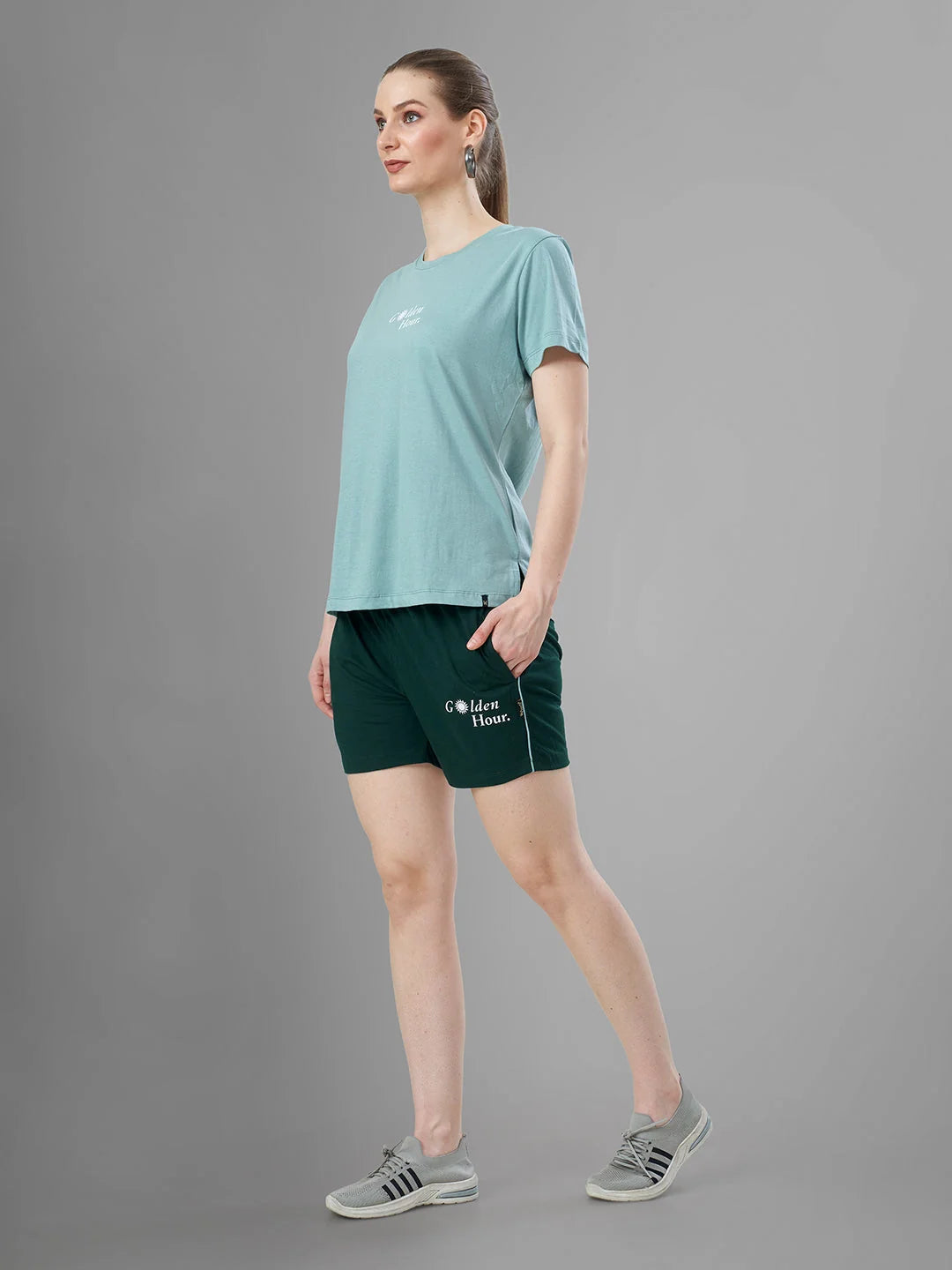 Pista Cotton Short Night Suit for Women online Left Side