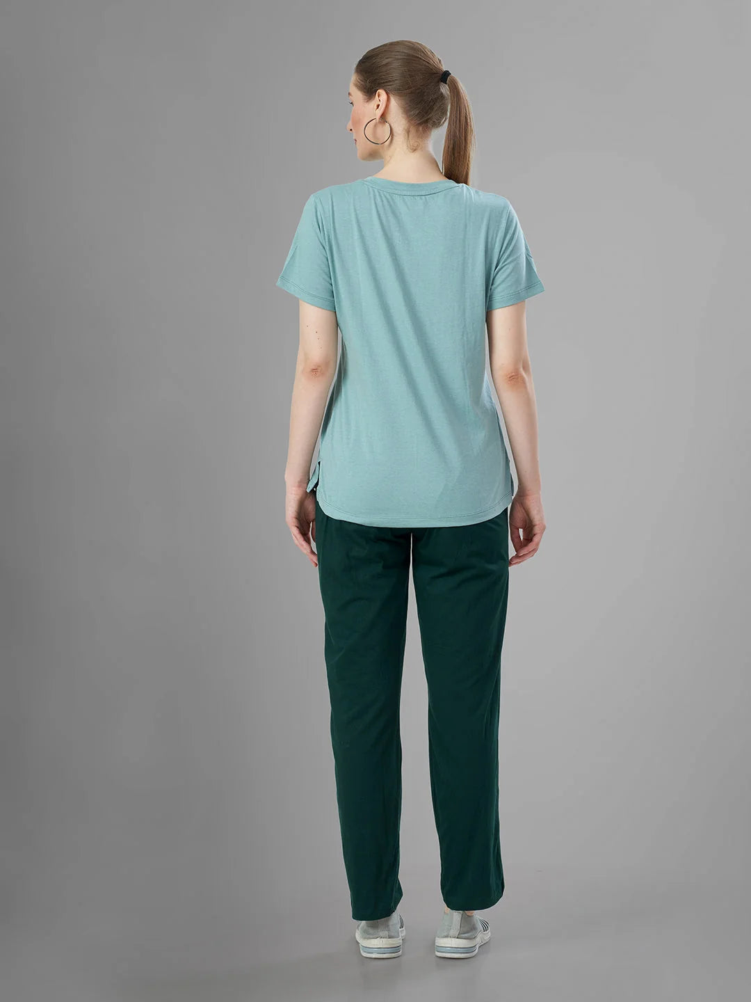 Pista Latest Cotton Night Suits for Women back view