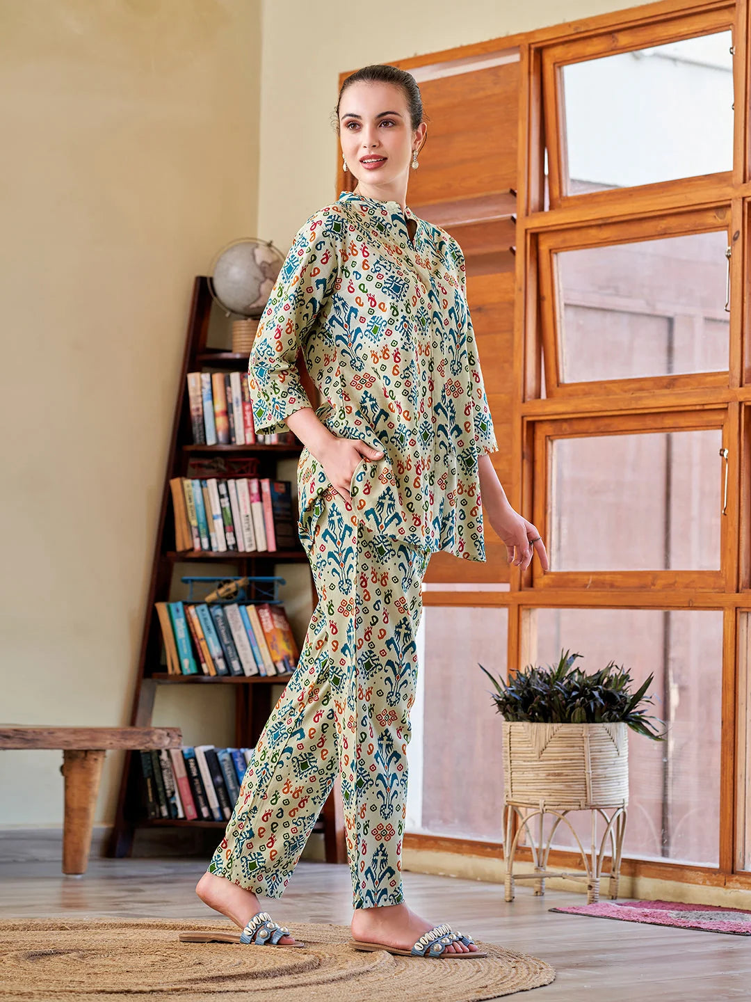 Printed cotton Co Ord Sets Rama online 