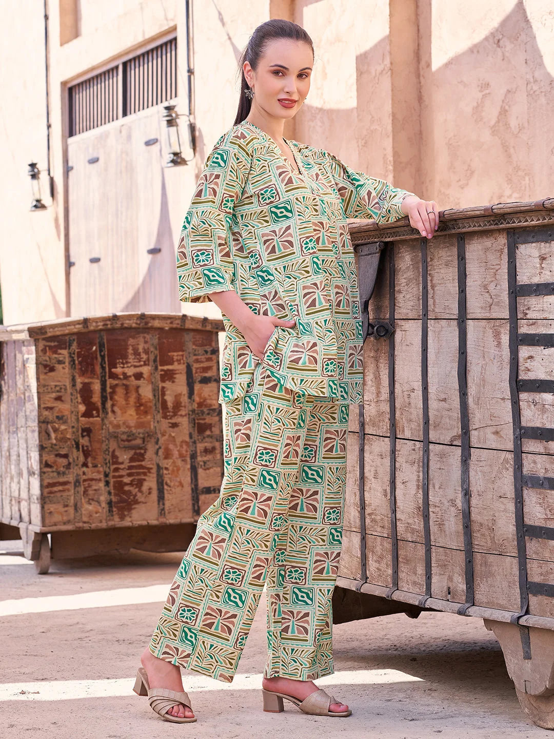 Rama Printed Cotton Co Ord Sets online 
