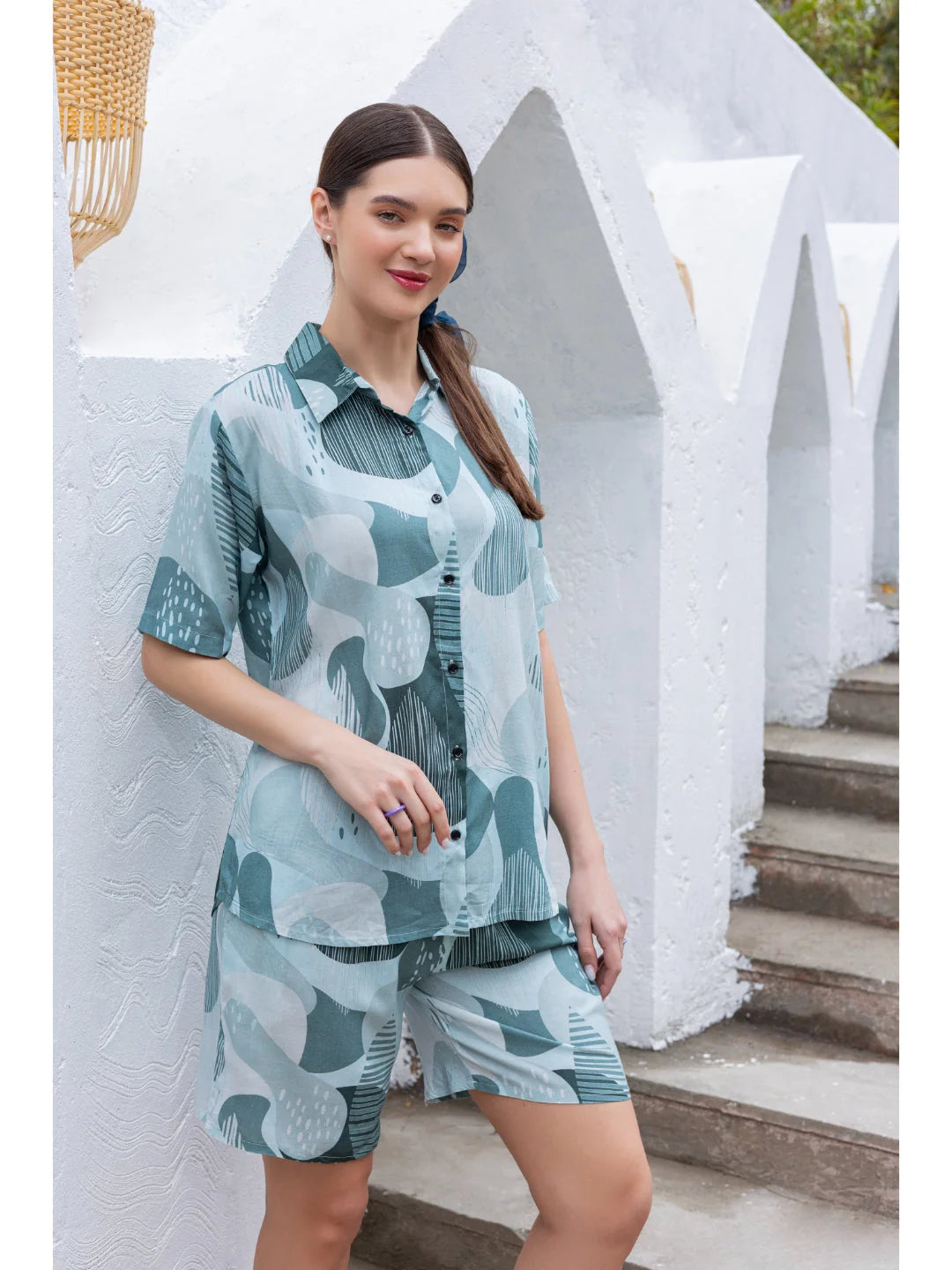 Rama shorts night suit for women Tittli 