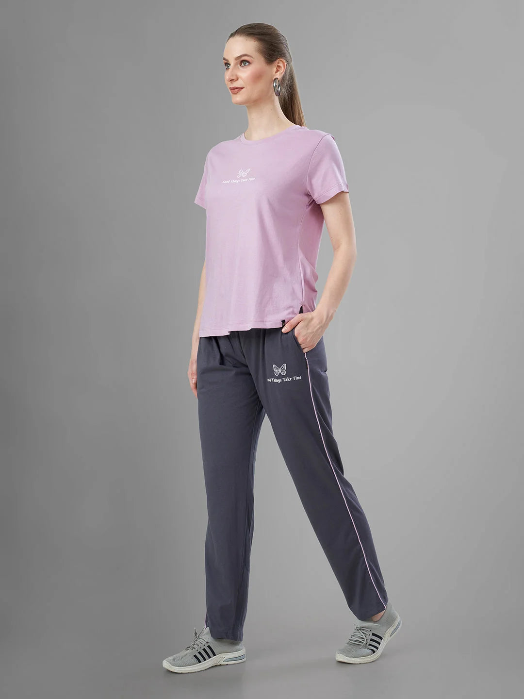 Rose Latest Cotton Night Suits for Women Tittli