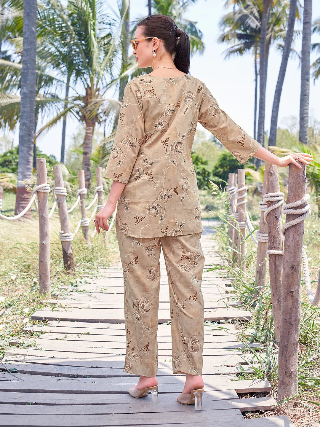 Skin Relaxed Co Ord Sets back view 