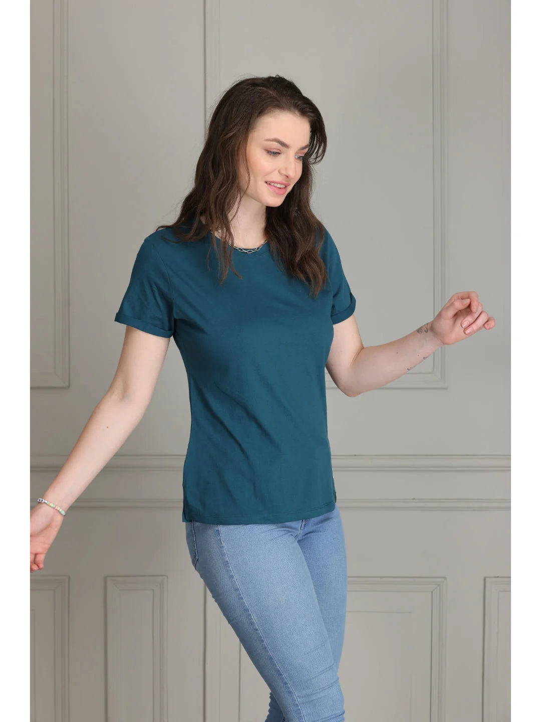 Airforce plain t shirts for women Tittli 